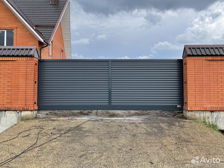 Откатные ворота Alutech ProTrend