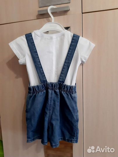 Джинсовый комбинезон