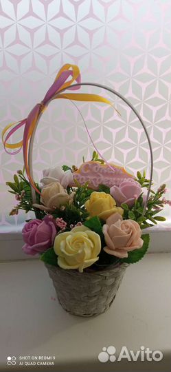 Мыло ручной работы букеты