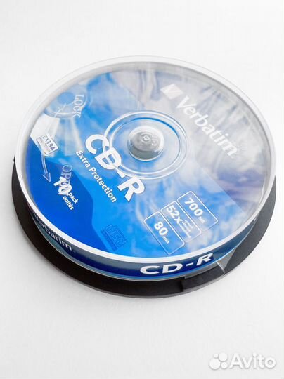 Verbatim Диски для записи CD-R, 700 мб, 9 шт