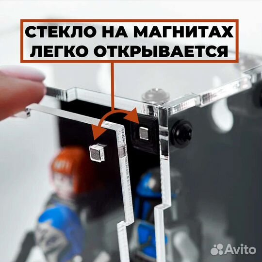 Дисплей для лего минифигурок