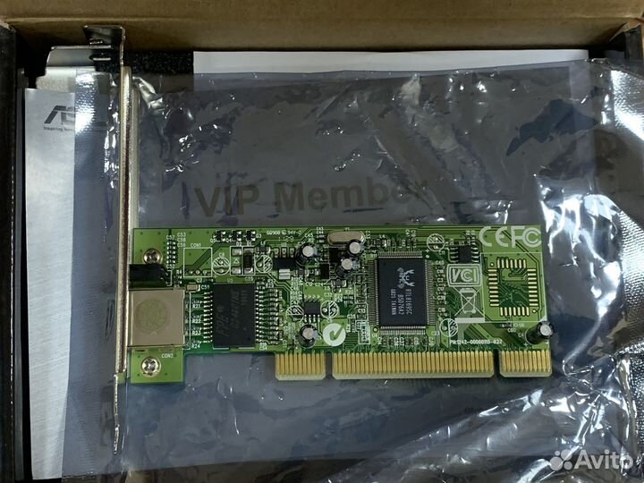 Сетевая плата asus Ethernet 10/100/1000 (шина pci)