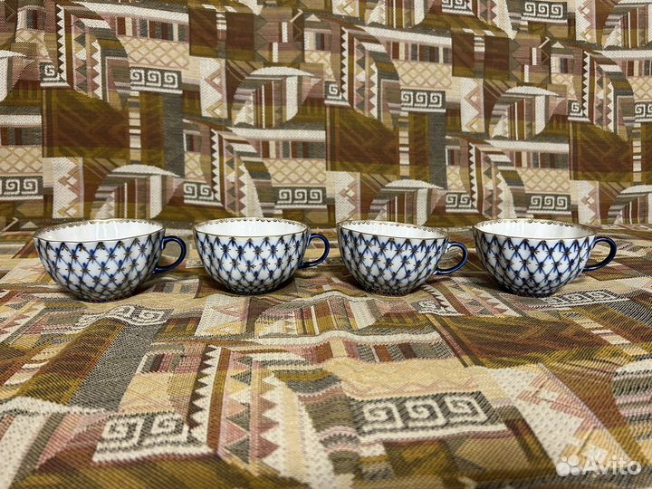 Императорактй фарфоровый завод кобальт чашка