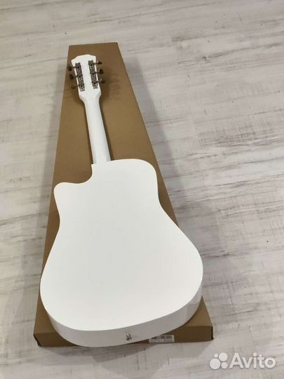 Гитара Акустическая Белая 6 струн