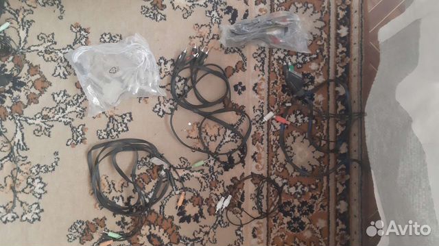 Кабель 3 jack тюльпан