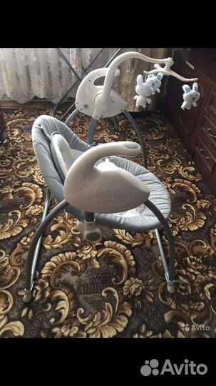 Детские качели шезлонг