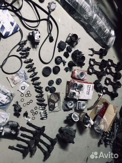 Двигатель на запчасти 6G74 от Паджеро 3 рестайлинг