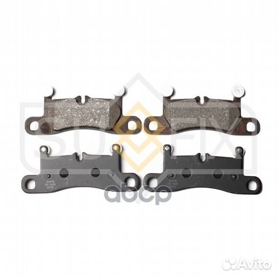 Колодки тормозные дисковые зад прав/лев SX1