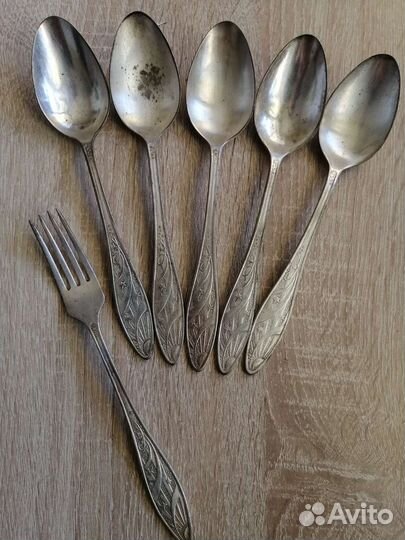 Столовые приборы мельхиор СССР