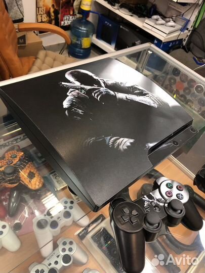 Sony PS3 Slim, 54 игры и два геймпада