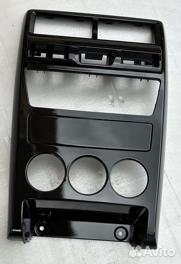 Консоль Приора 2 черный лак