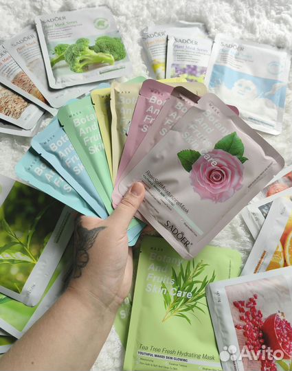 Набор тканевых масок для лица в подар. упаковке