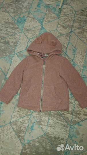 Пальто тедди для девочки 122размер