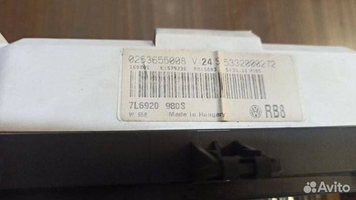 Приборная панель Volkswagen Touareg 2002-2010