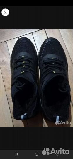 Мужские зимние кроссовки с мехом