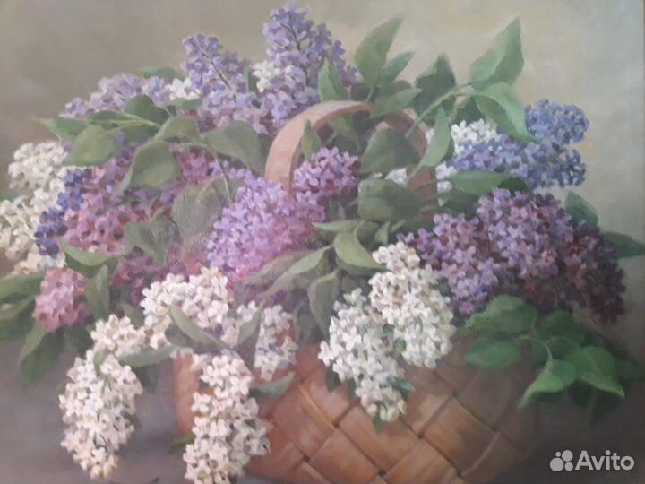 Стирн Альберт Васильевич- (Сирень), к-м, 65х76