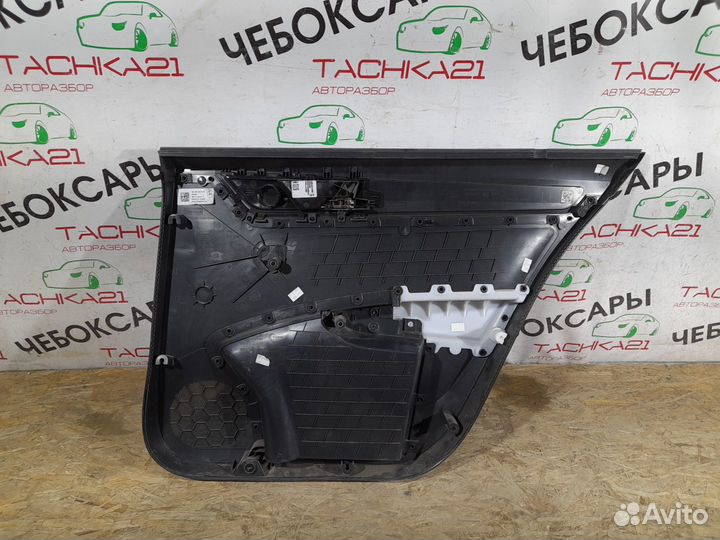 Обшивка двери задняя лев Skoda Rapid 1 (2013-2019)