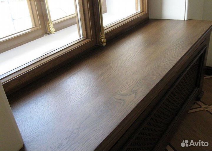 Деревянный подоконник