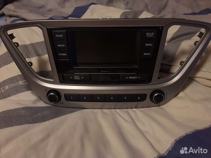 Магнитола hyundai solaris 2021