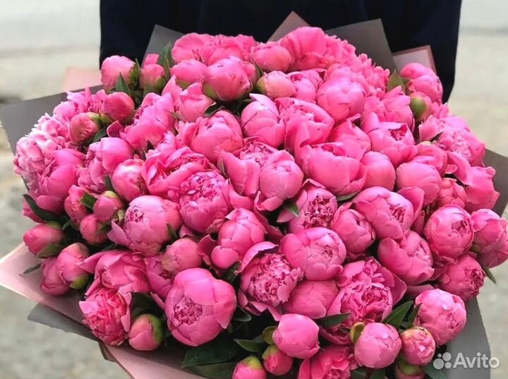 Букет пионов