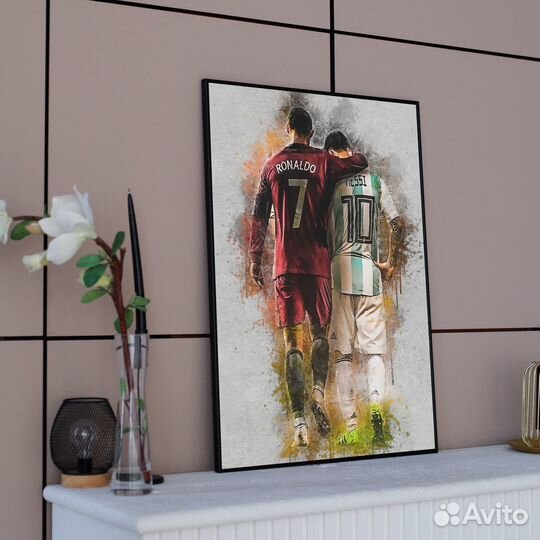 Арт Месси Роналду большая