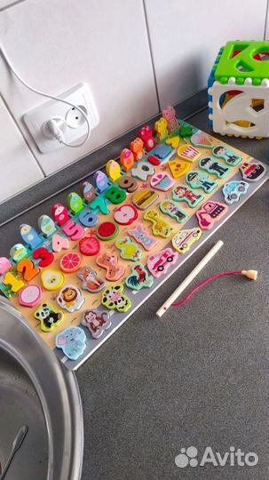 Сортер+куб новые. Развивалки