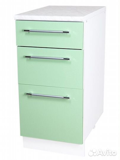 Тумба кухонная напольная со столешницей, 3 выдв.ящ