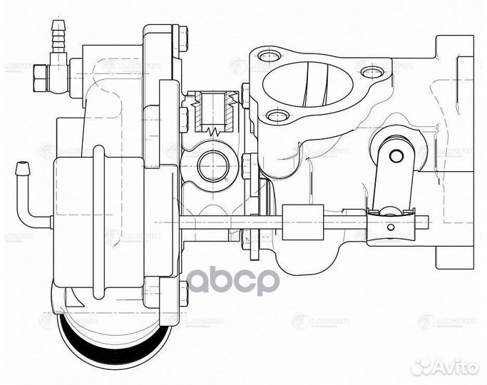 Турбокомпрессор LAT1846 luzar