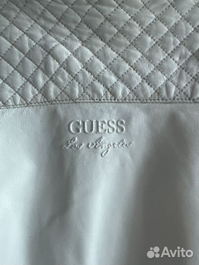 Кожаная куртка guess женская