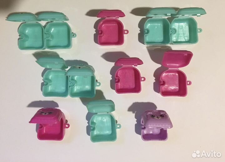 13 пустых чемоданчиков шопкинс