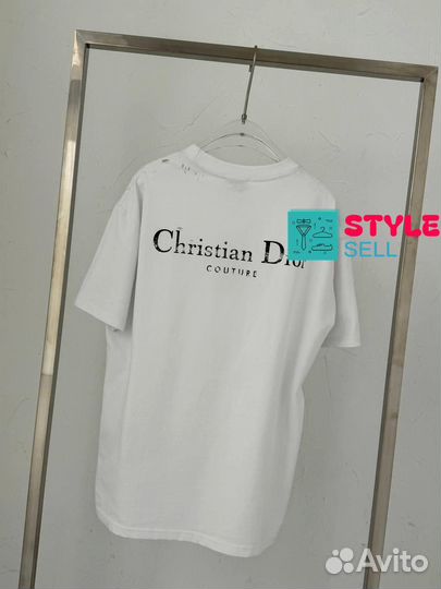 Christian Dior футболка оверсайз (унисекс)