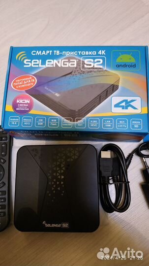 SMART tv приставка 4К Selenga S2. 2/16 gb