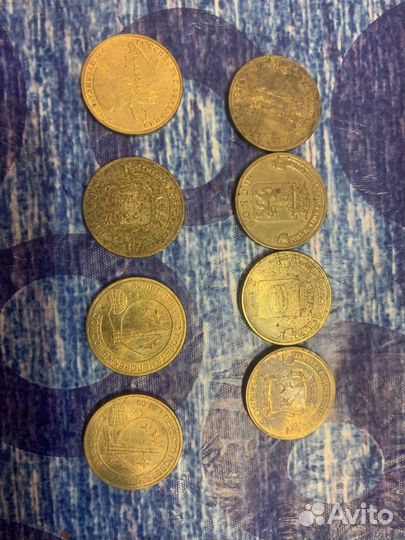 Юбилейные монеты 10 рублей