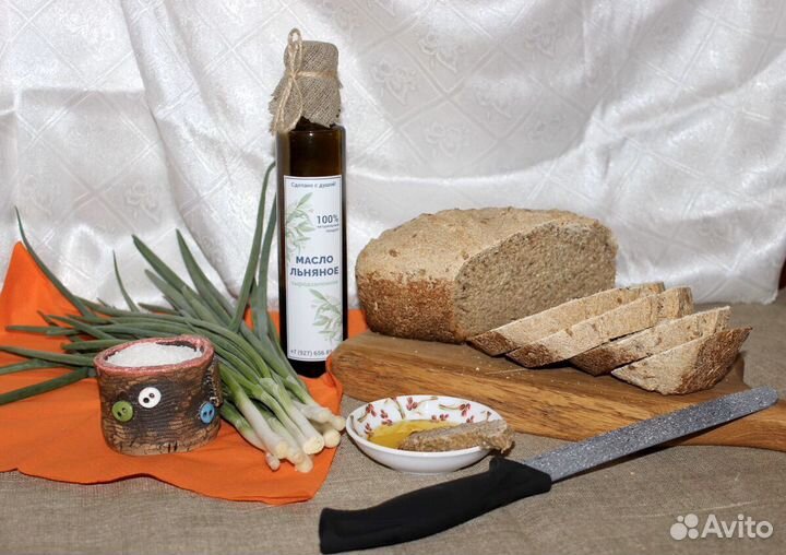 Льняное масло сыродавленное(холодный отжим)