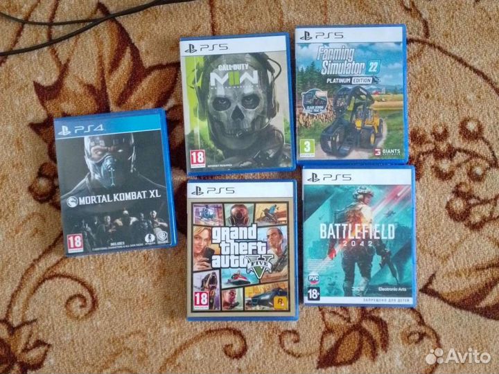 Игры на PS4, PS5 и PS3 цены в описании