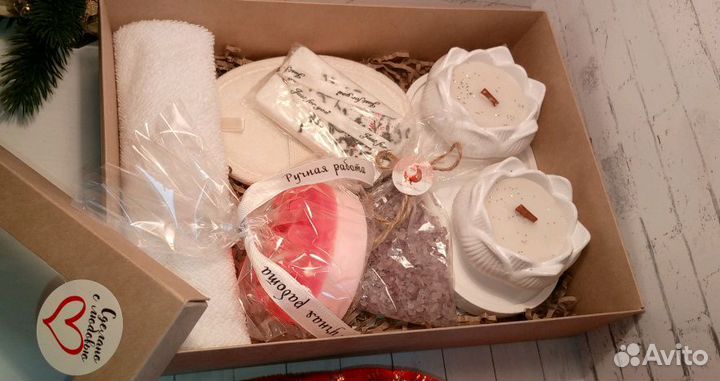 Подарочный набор. Мыло. Свечи. Ручная работа