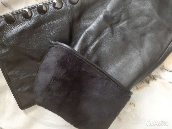 Перчатки кожаные новые