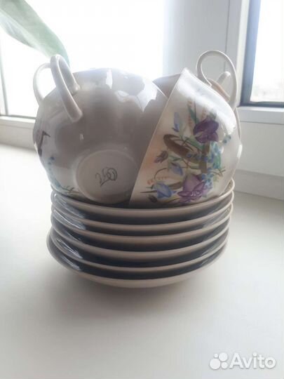 Чайная пара фарфор