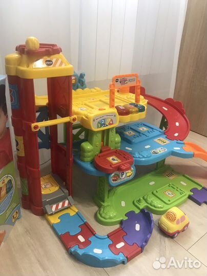 Vtech гараж бип-бип и пожарная машина