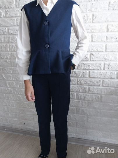 Школьная форма синяя