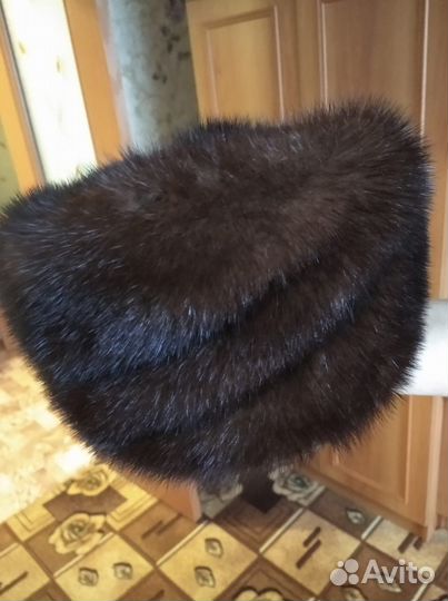 Шапка норковая женская