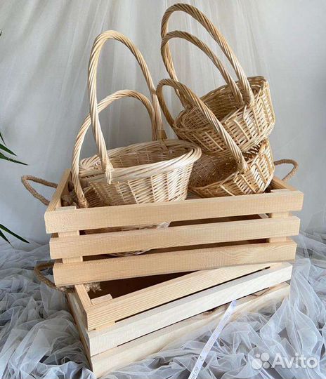 Корзина плетеная