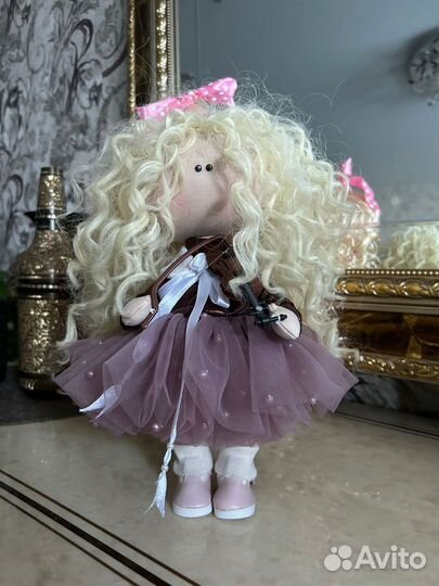 Интерьерная кукла ручной работы