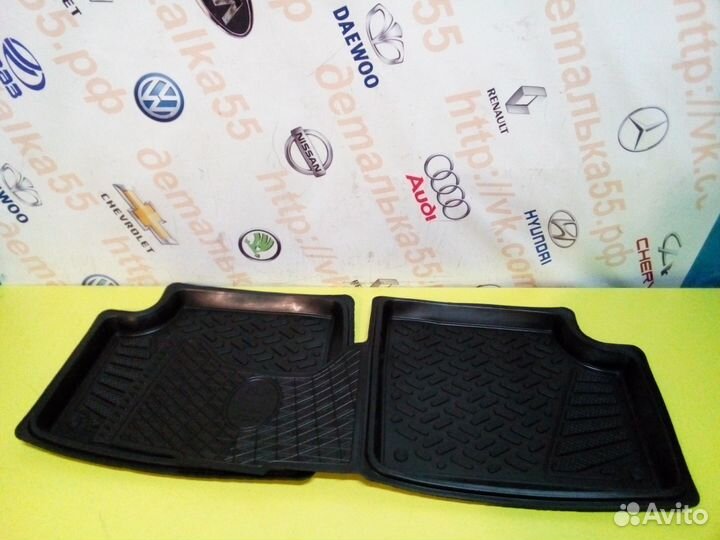 Коврики резиновые салона Geely Emgrand EC 7 c09г