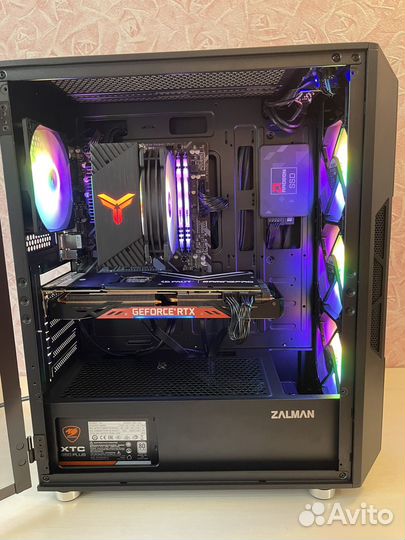 Игровой пк (Ryzen 5 5500 + RTX 2080 Palit)