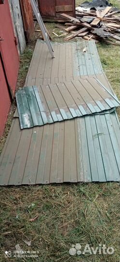 Листы профнастила бу