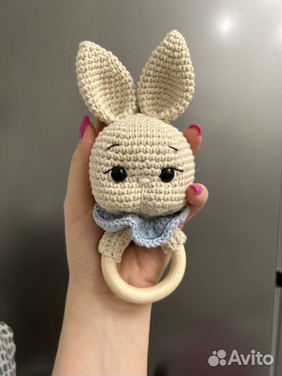 Мягкие игрушки, погремушки ручной работы