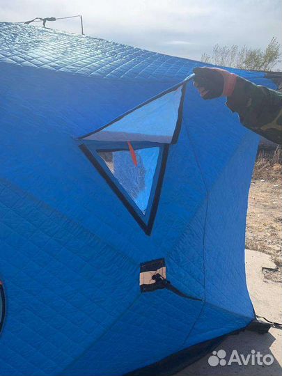 Зимняя палатка cube трехслойная