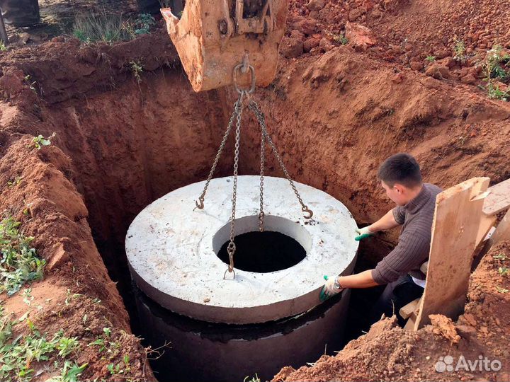 Кольца жби для бетонного септика и канализации