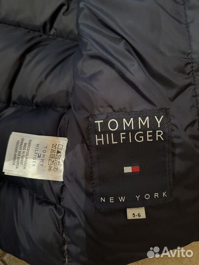 Пуховик детский tommy hilfiger